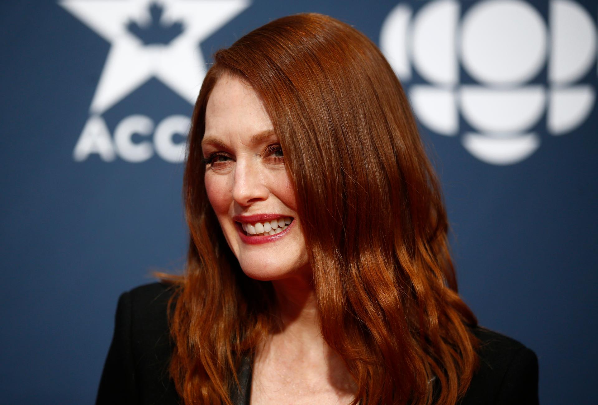 Actress Julianne Moore arrives at the 2015 Canadian Screen Awards in Toronto on March 1, 2015. Her portrayal of Alzheimer's in the film "Still Alice" helped spotlight the effects of the disease on women.