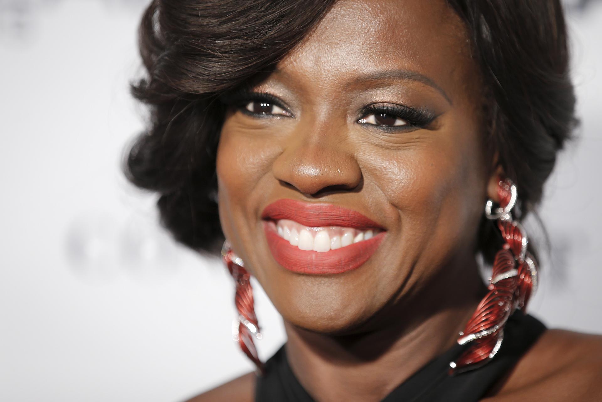 Actress Viola Davis arrives for the "Glamour Women of the Year Awards" in the Manhattan.