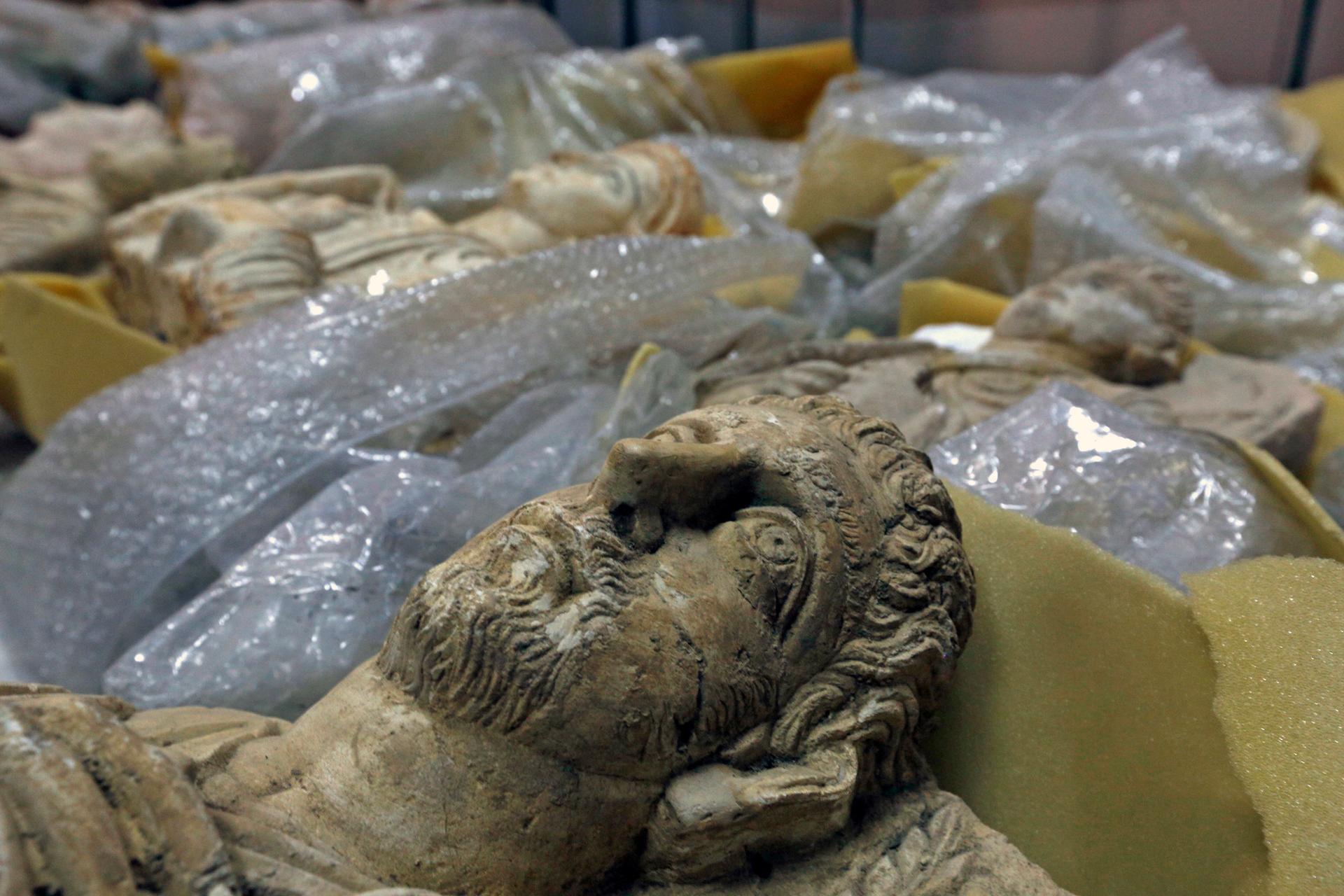 Thousands of priceless antiques from across war-ravaged Syria are gathered in the capital of Damascus to be stored safely away from the hands of Islamic State militants and the ongoing war across most of the country. Syria is a cultural treasure trove and