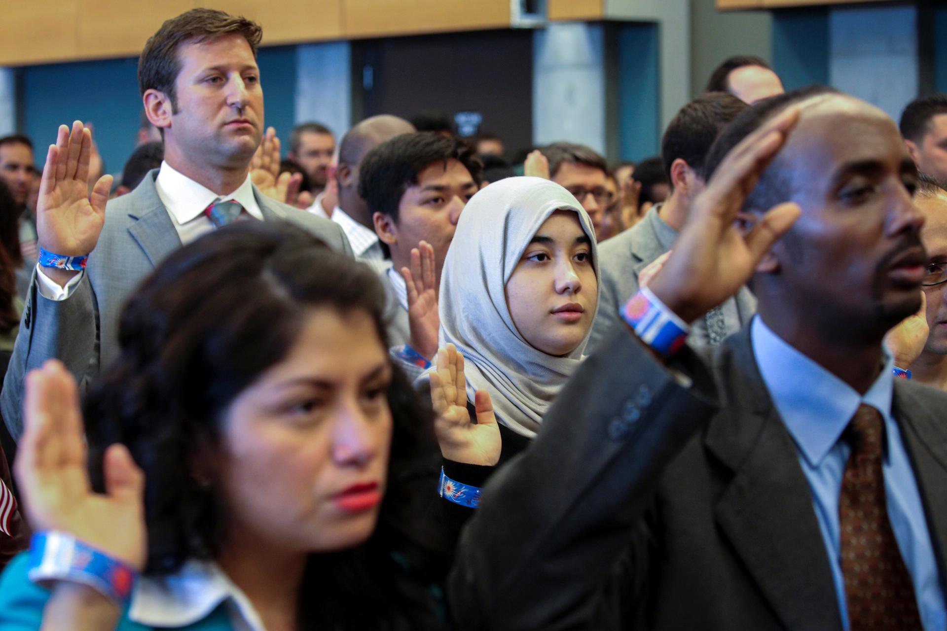 A Naturalization Ceremony in Seattle, Washington