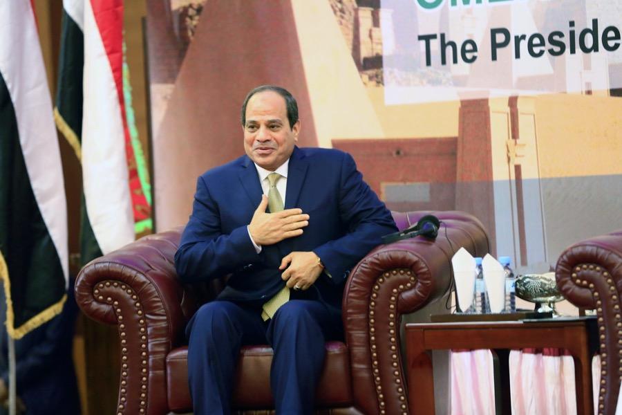 Egypt's President Abdul Fattah al-Sisi in Khartoum, Sudan, on Oct. 10, 2016.