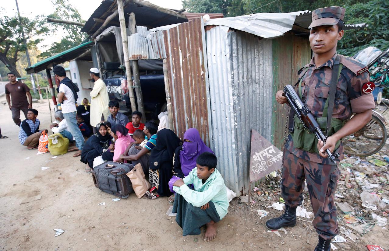 Rohingya 'human fleas'