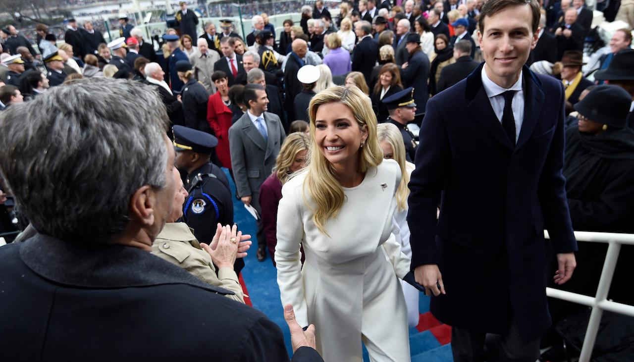 Ivanka Trump Jared Kushner inauguration