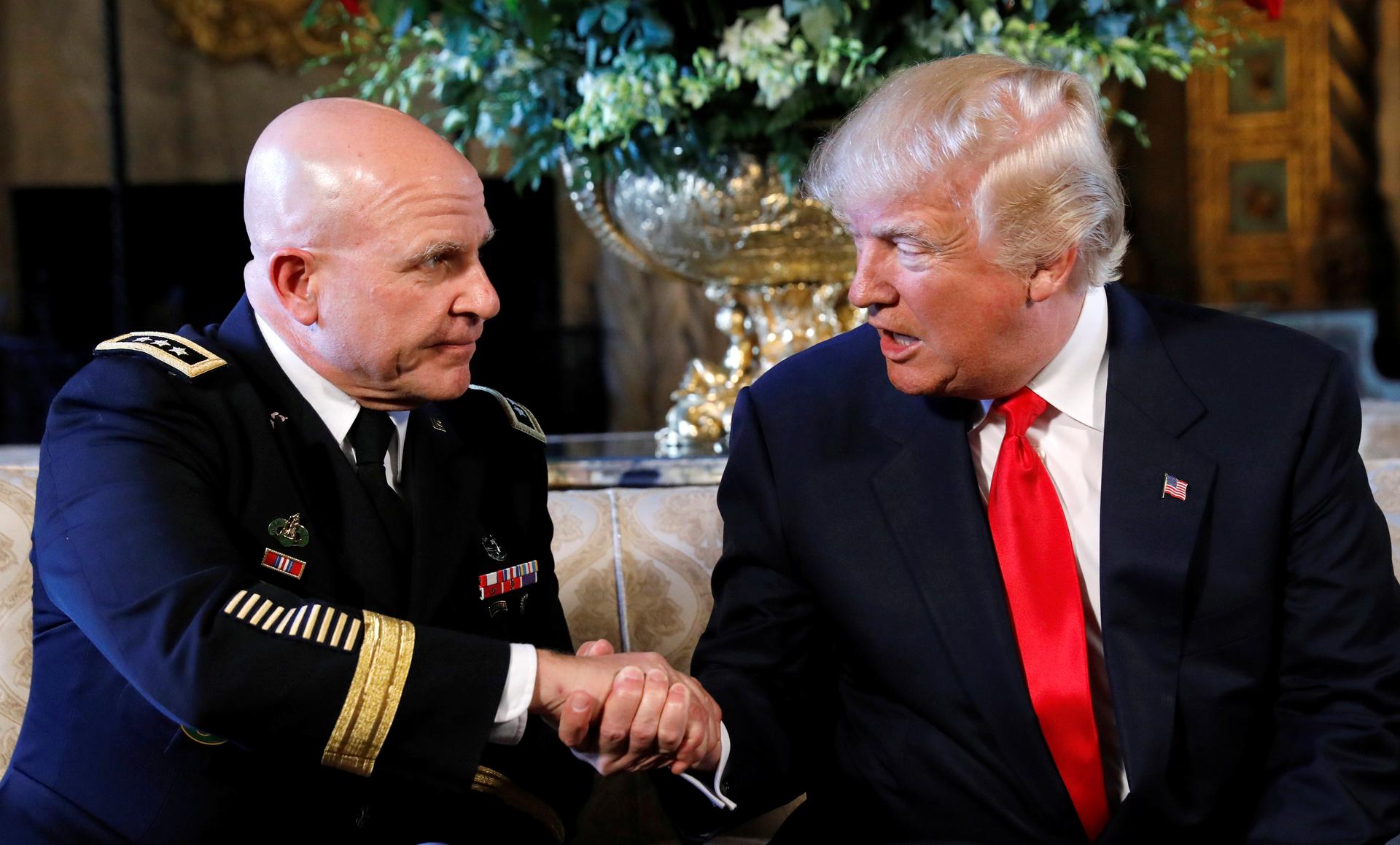 HR McMaster meeting with President Trump, Monday