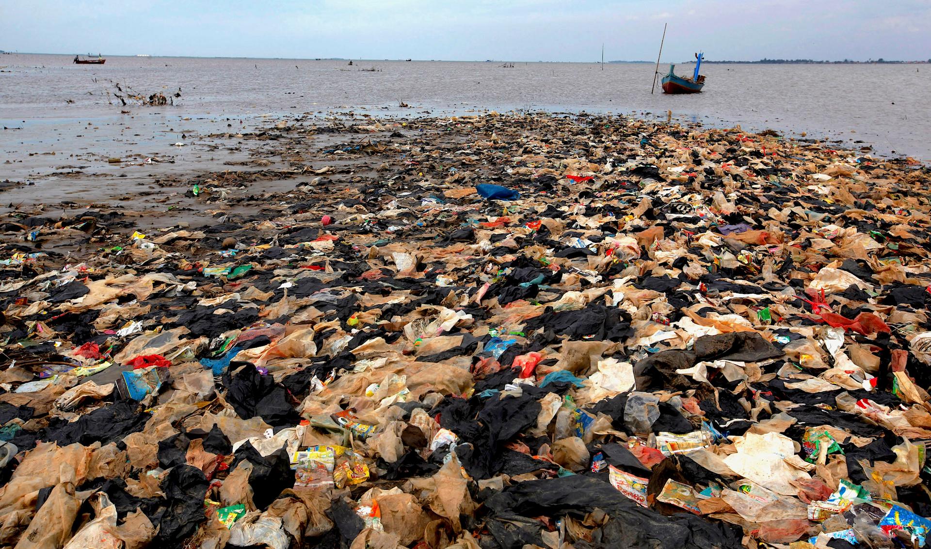 Trash Island Indonesia
