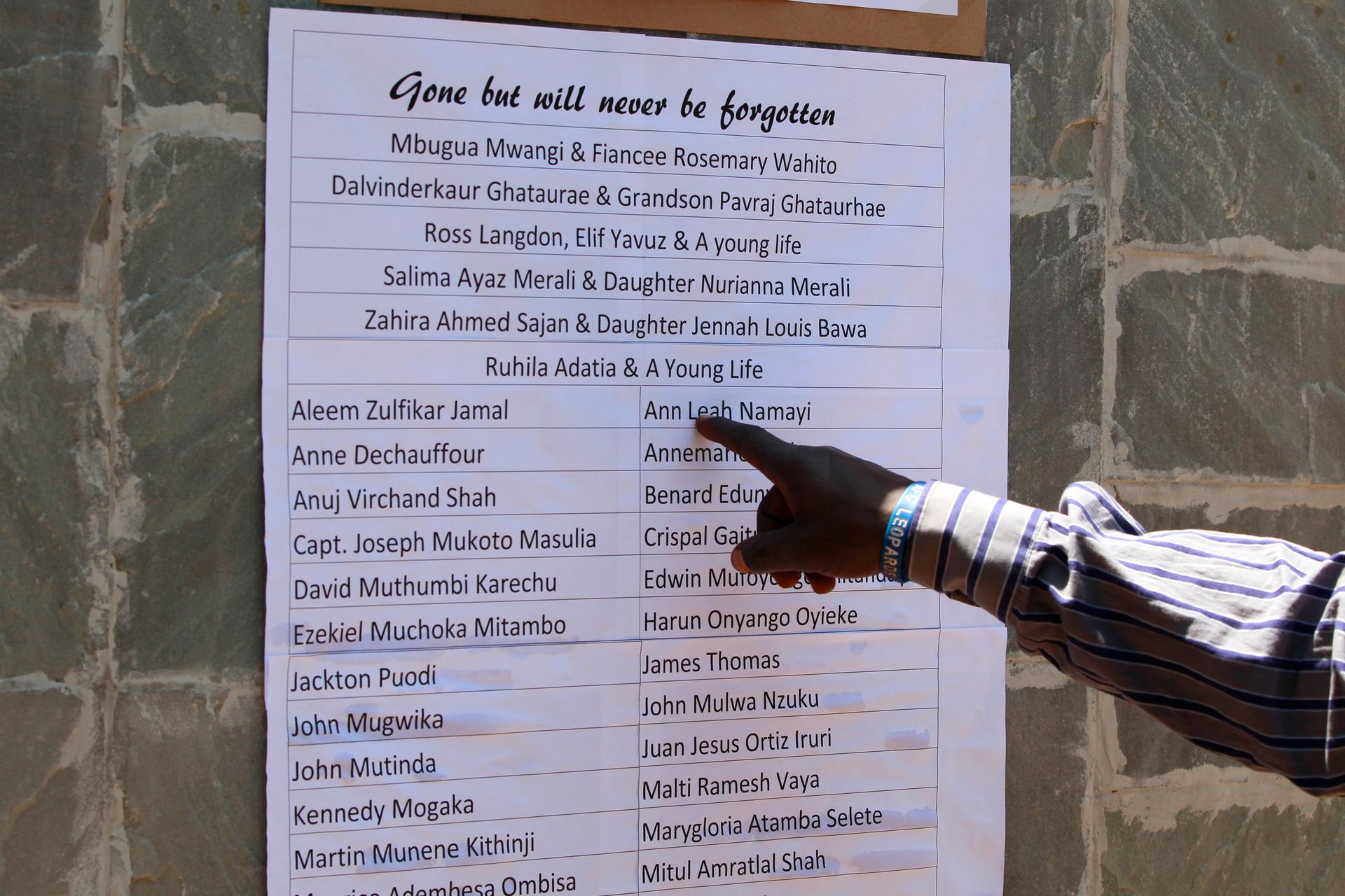 List of Westgate dead