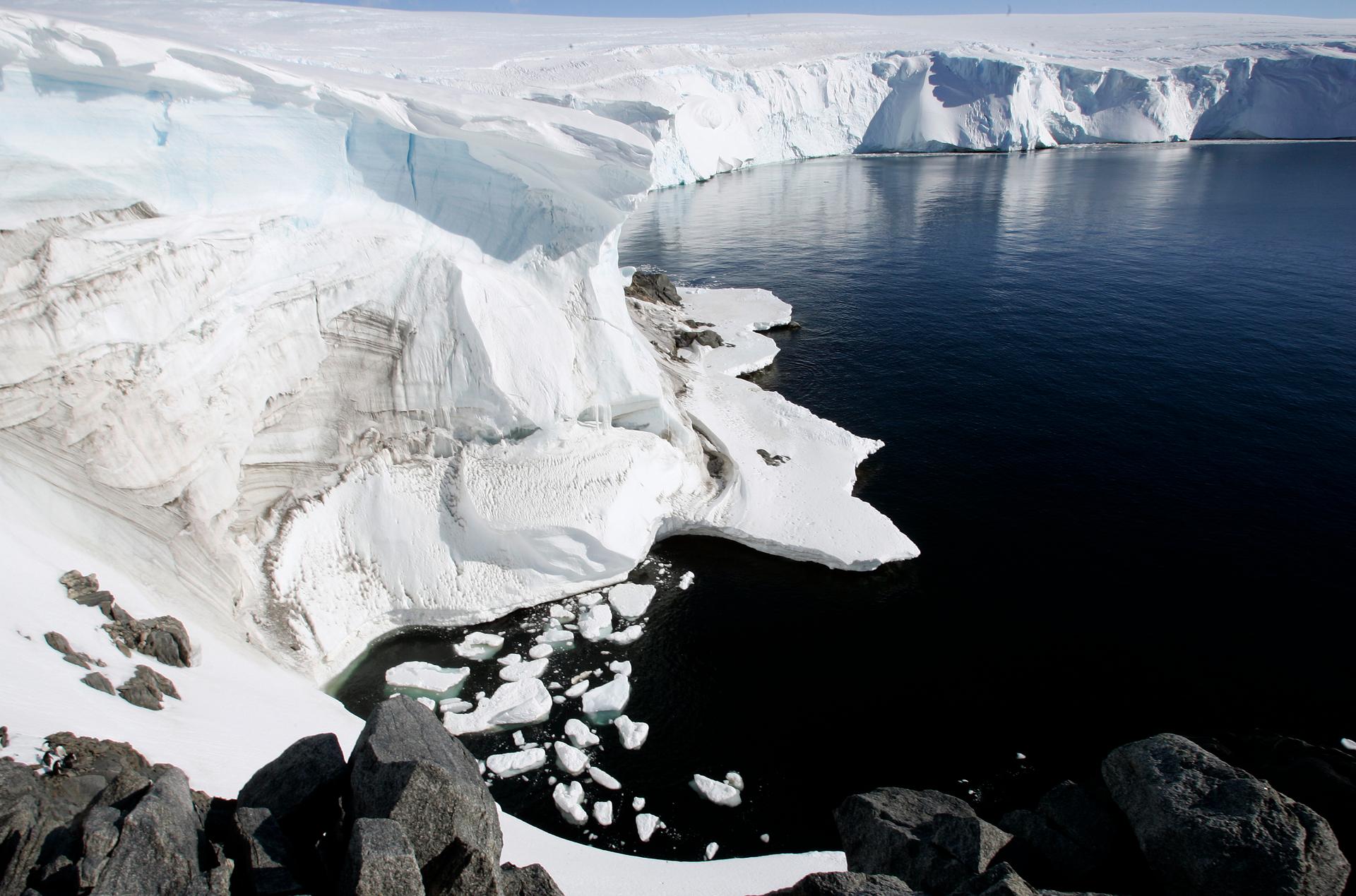 Glacier in Antarctica 