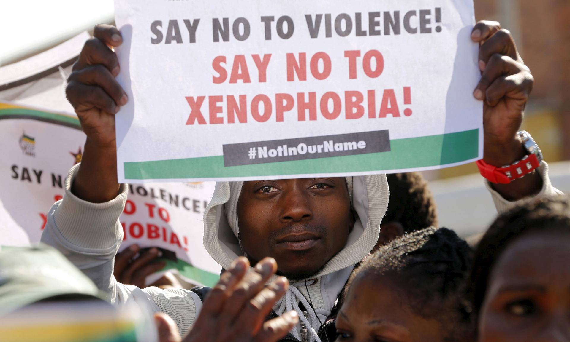 Peace marches have been held to protest against anti-foreigner marches in South Africa.