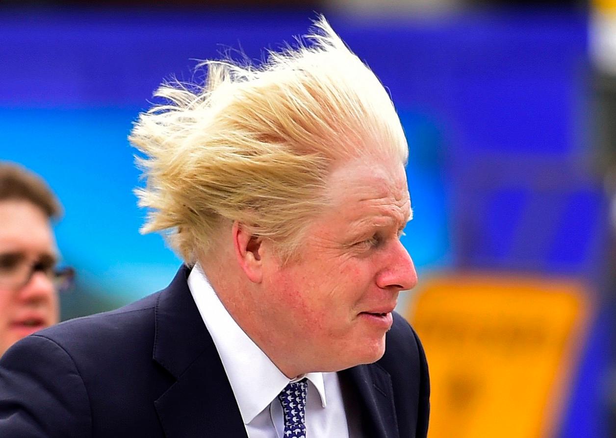 British Conservative politician Boris Johnson is on the move.