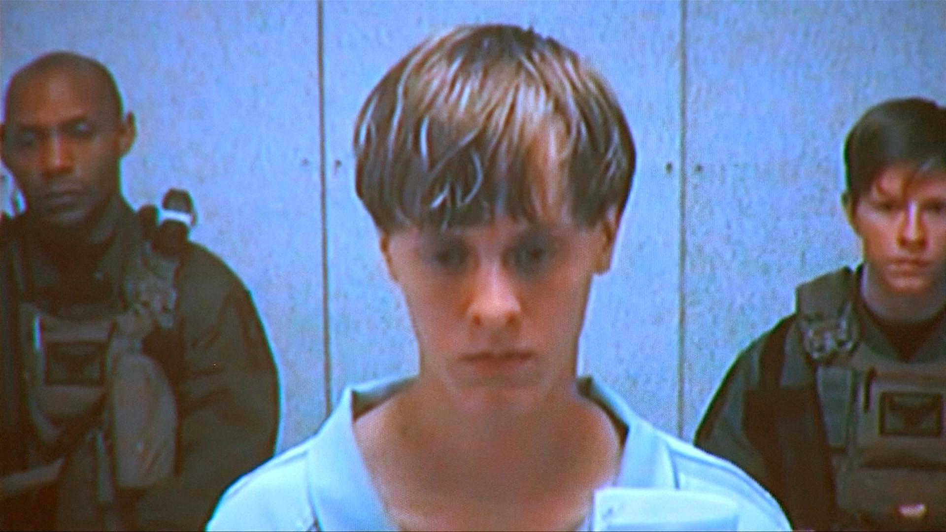 Dylann Roof at his bond hearing 