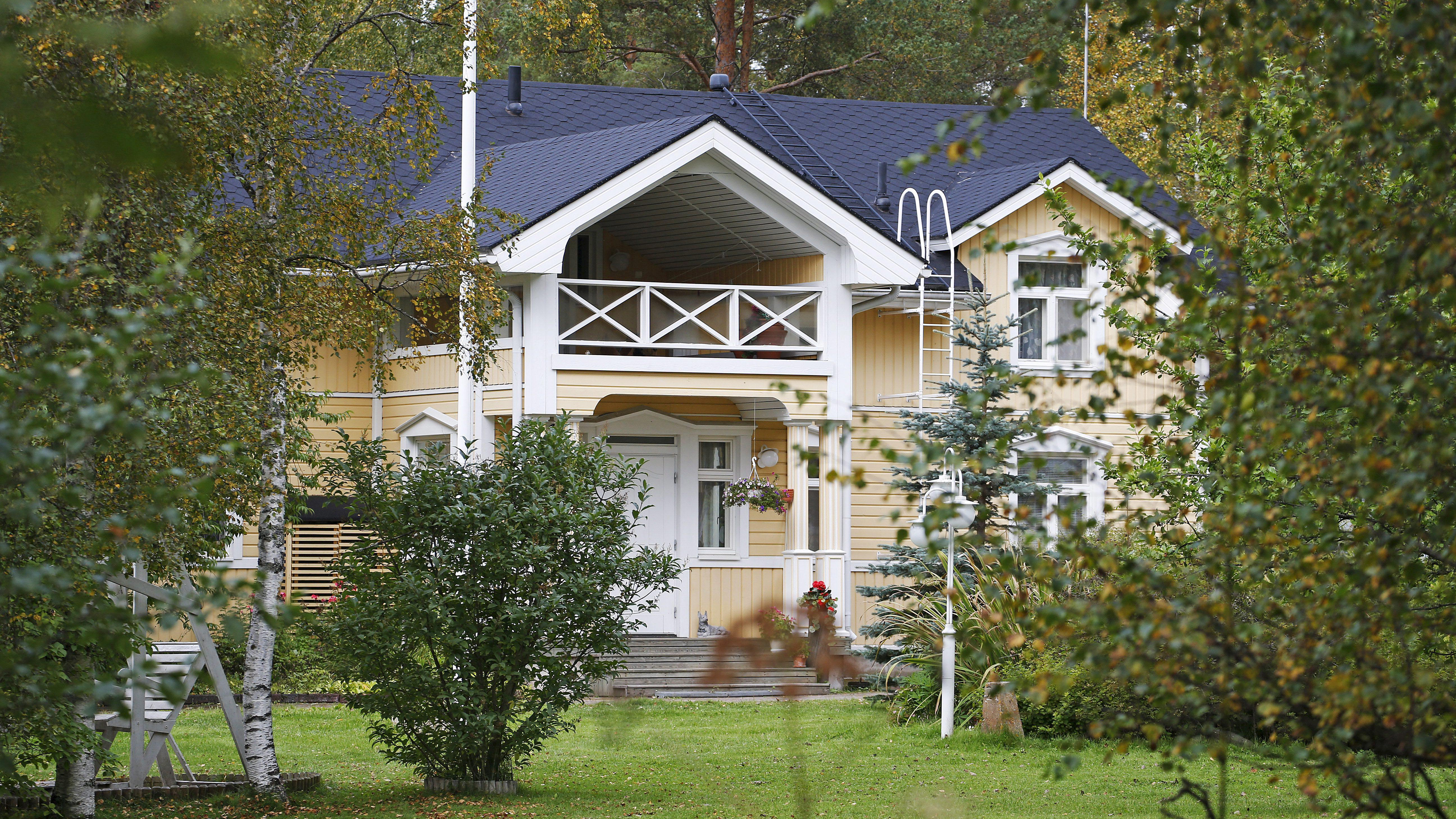 Finland's Prime Minister Juha Sipila's house in Kempele, Finland