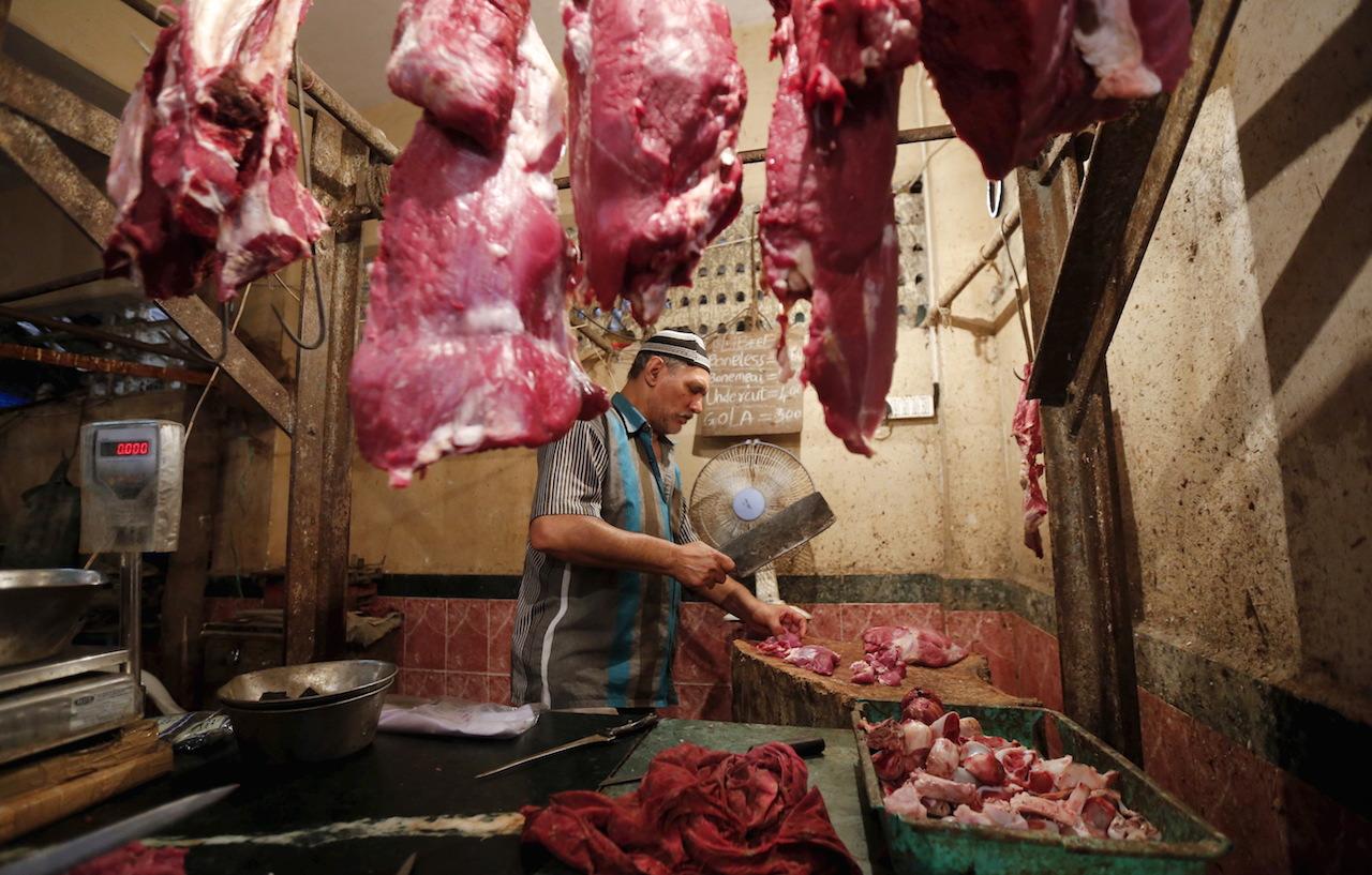 Mumbai meat shop beef ban