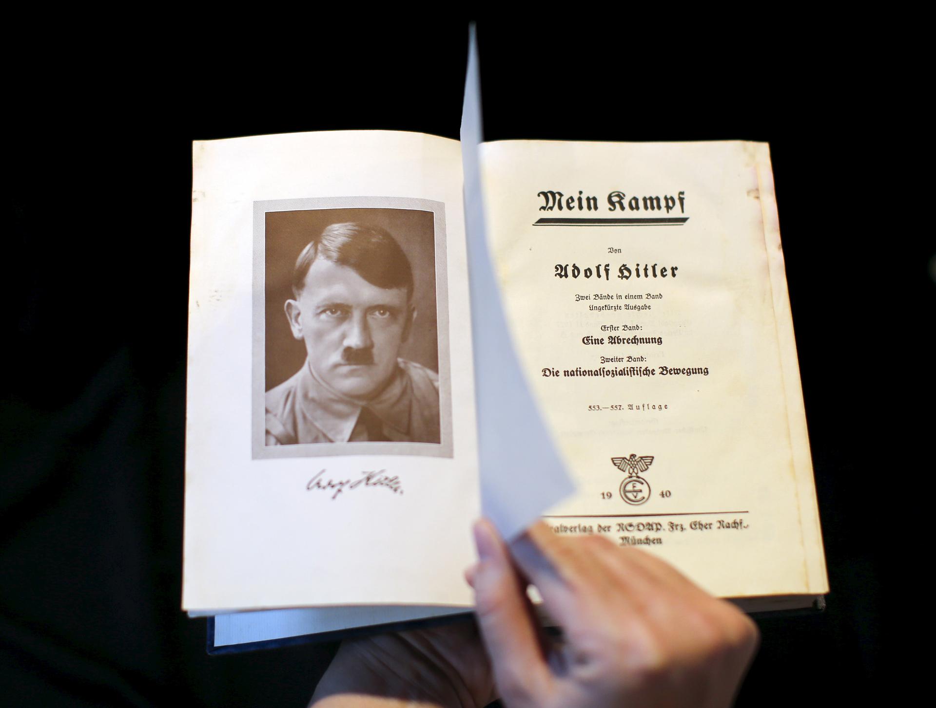 Adolf Hitler's book Mein Kampf