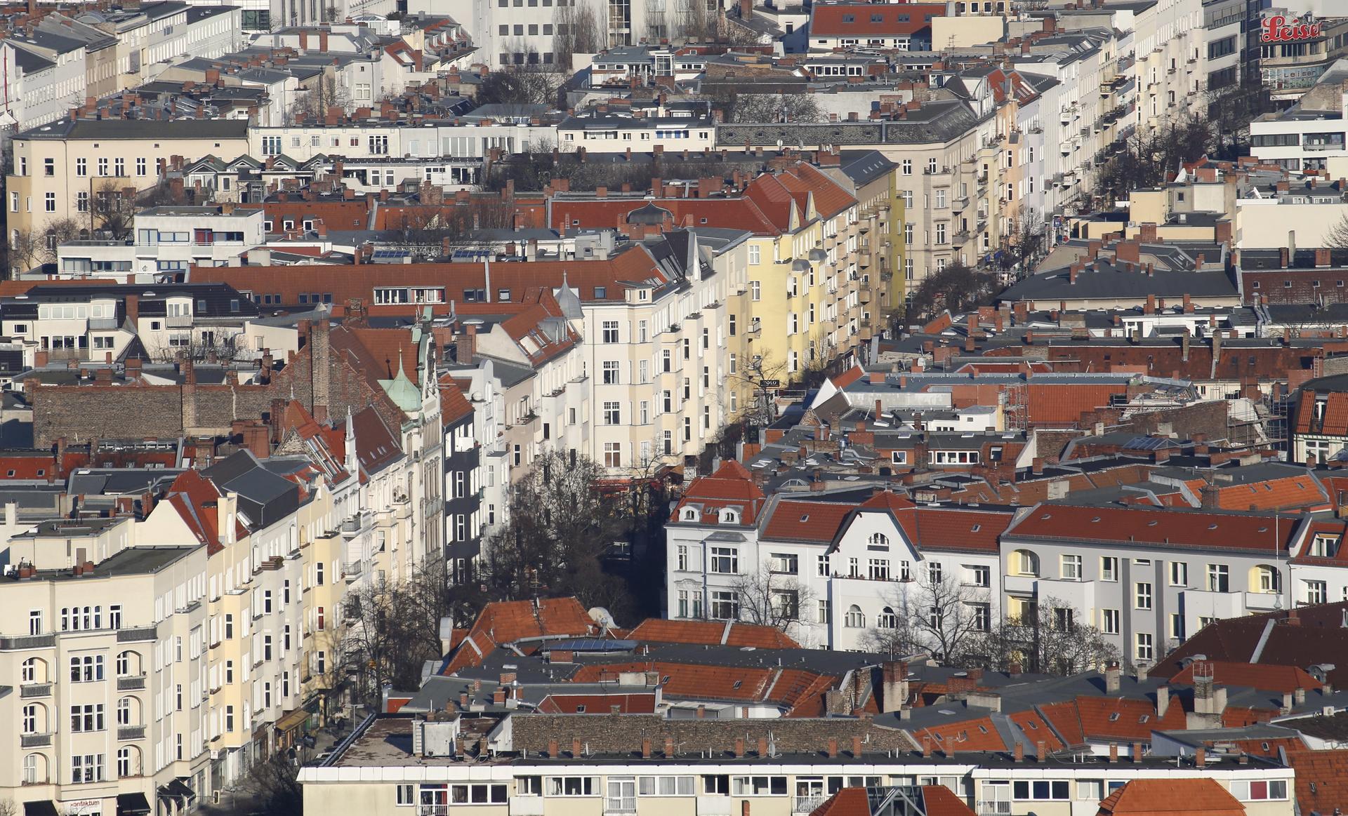 Apartment buildings are seen at Kantstrasse street at Berlin's Charlottenburg district, Germany, March 17, 2016.