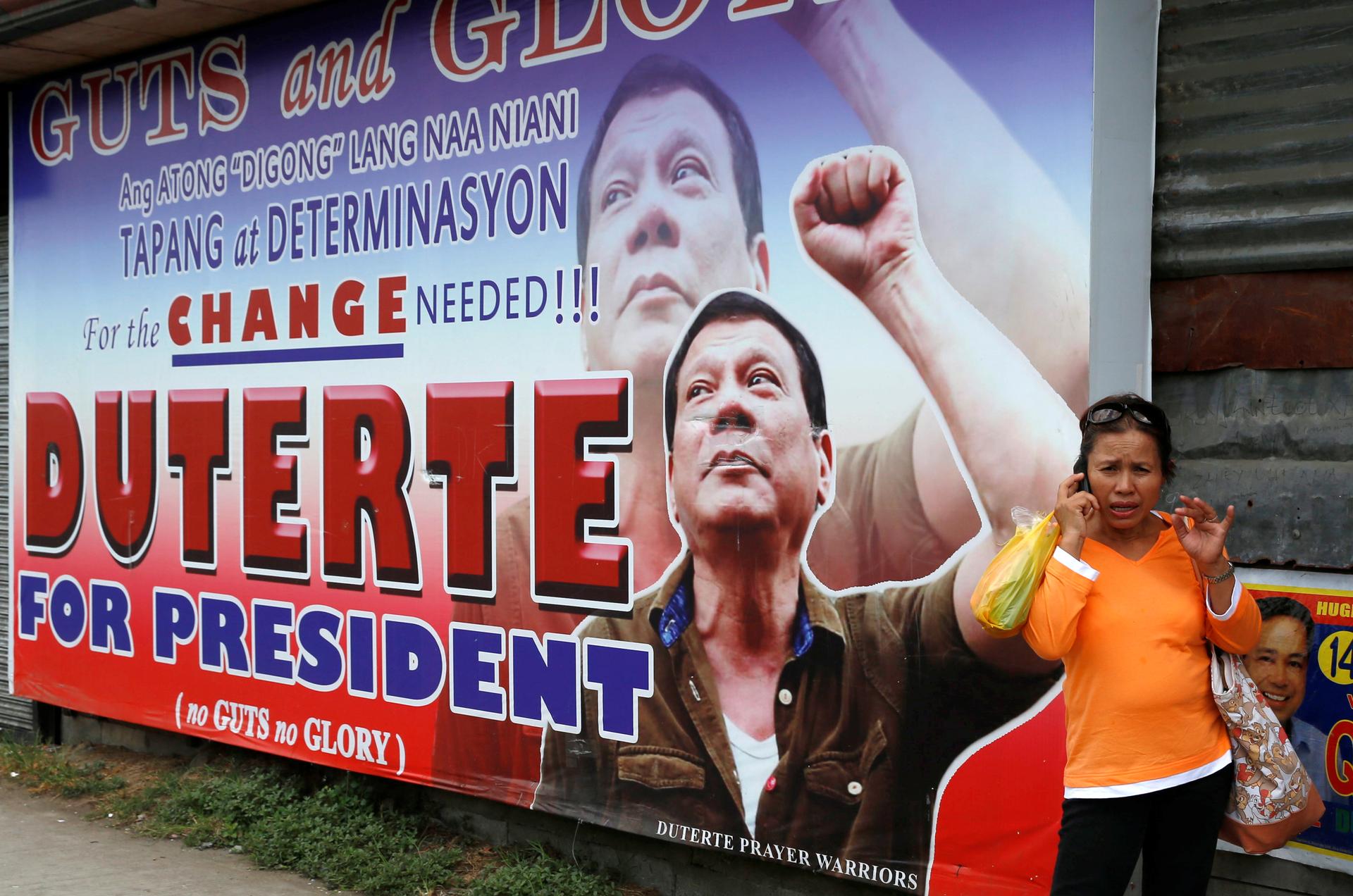 Rodrigo Duterte guts glory