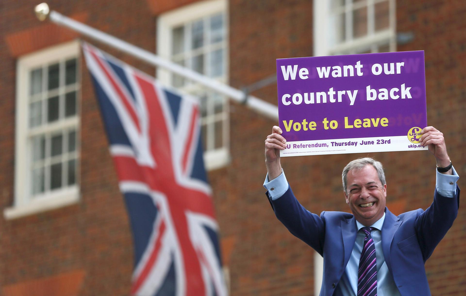Nigel Farage moved the UK Independence Party from the fringes of British politics to victory in the Brexit referendum