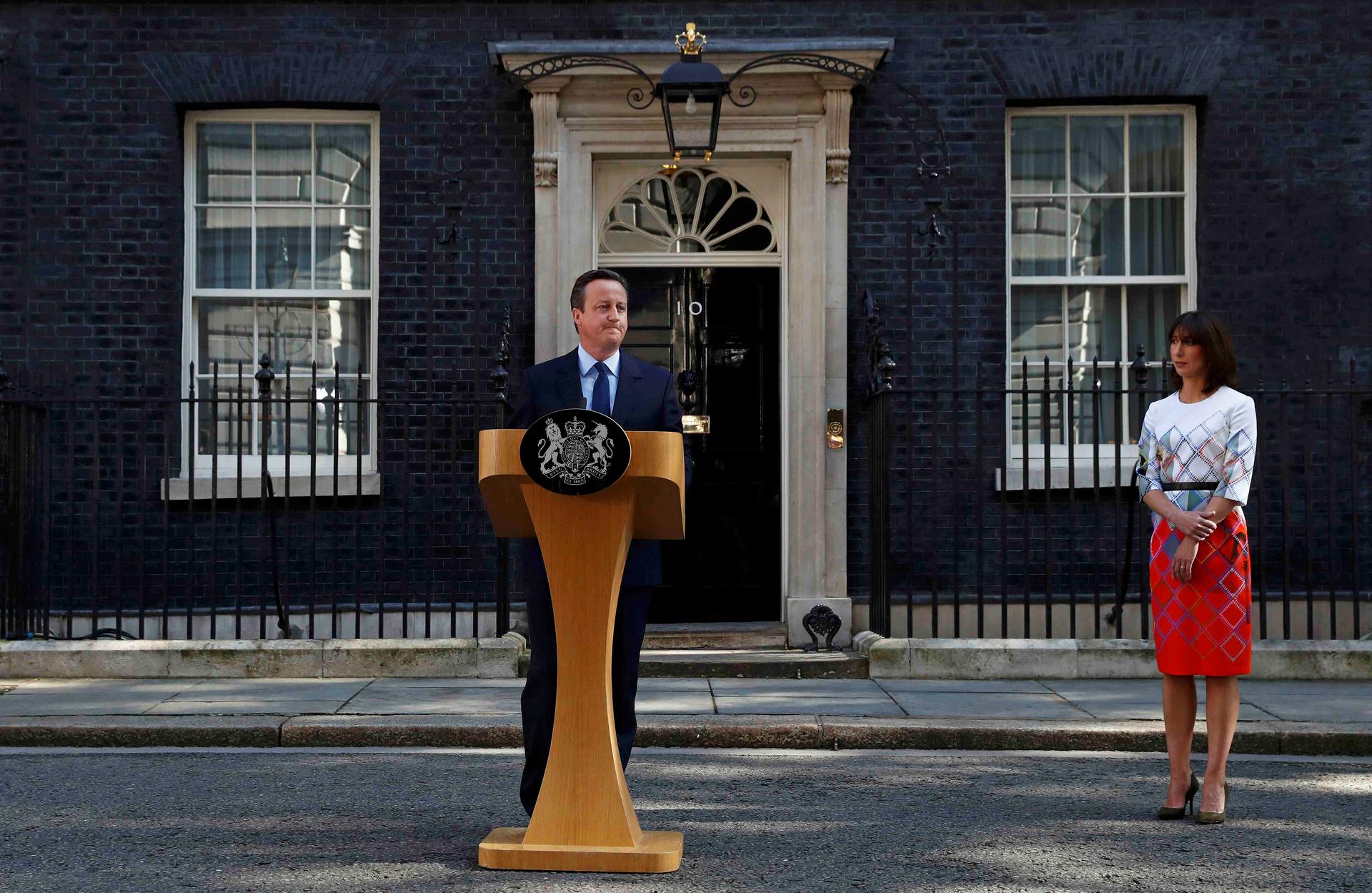 David Cameron speaks after Brexit vote