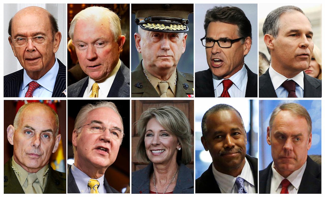 Trump cabinet appointees