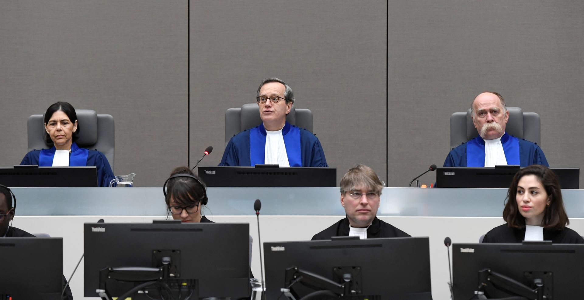 ICC judges in the Hague