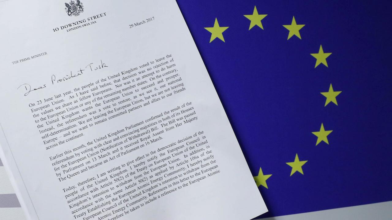Theresa May's Brexit letter