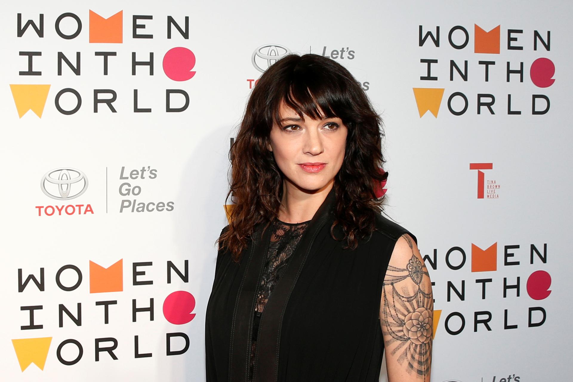 Asia Argento arrives for the Women In The World Summit in New York City