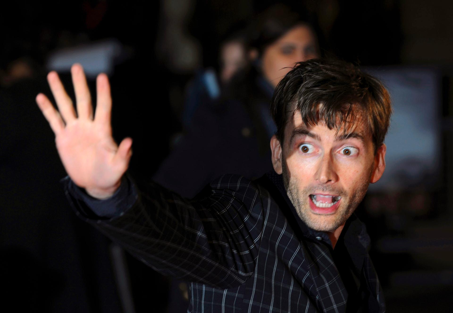 Dr. Who's David Tennant has shown a unexpected ability to talk about Shakespearean bears.