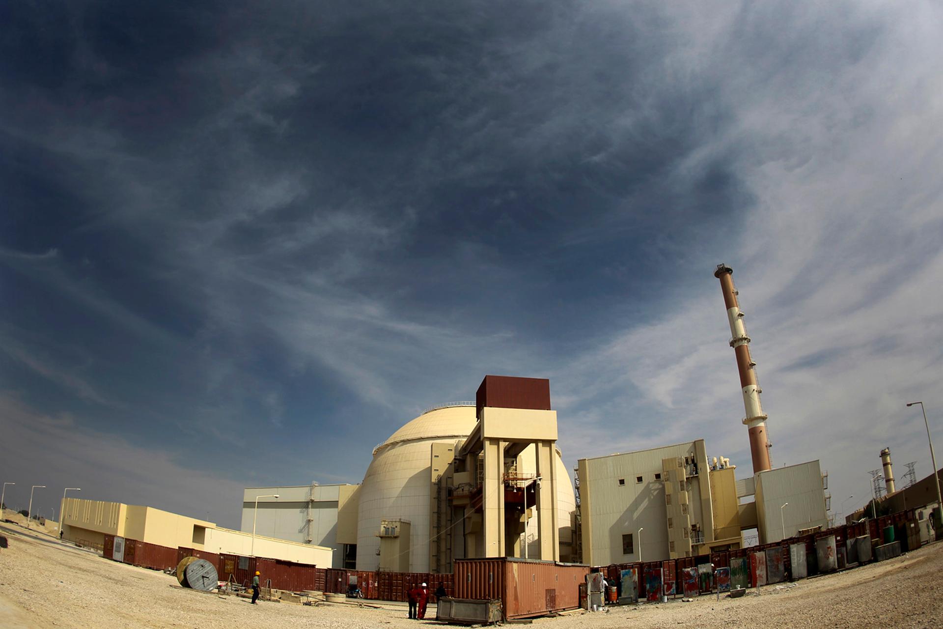 A general view of the Bushehr nuclear power plant, some 1,200 km (746 miles) south of Tehran.