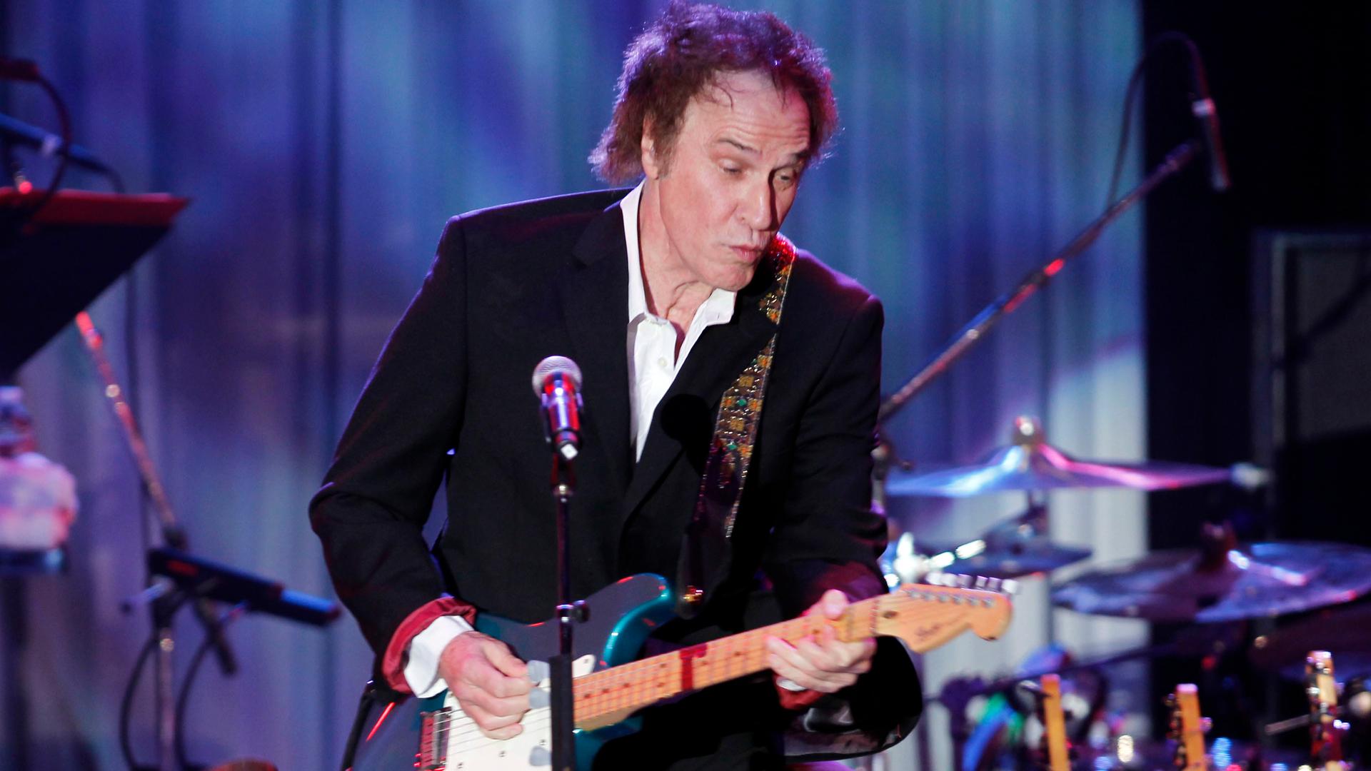 Singer Ray Davies of The Kinks performs during the 2012 Pre-Grammy Gala & Salute to Industry Icons in 2012.