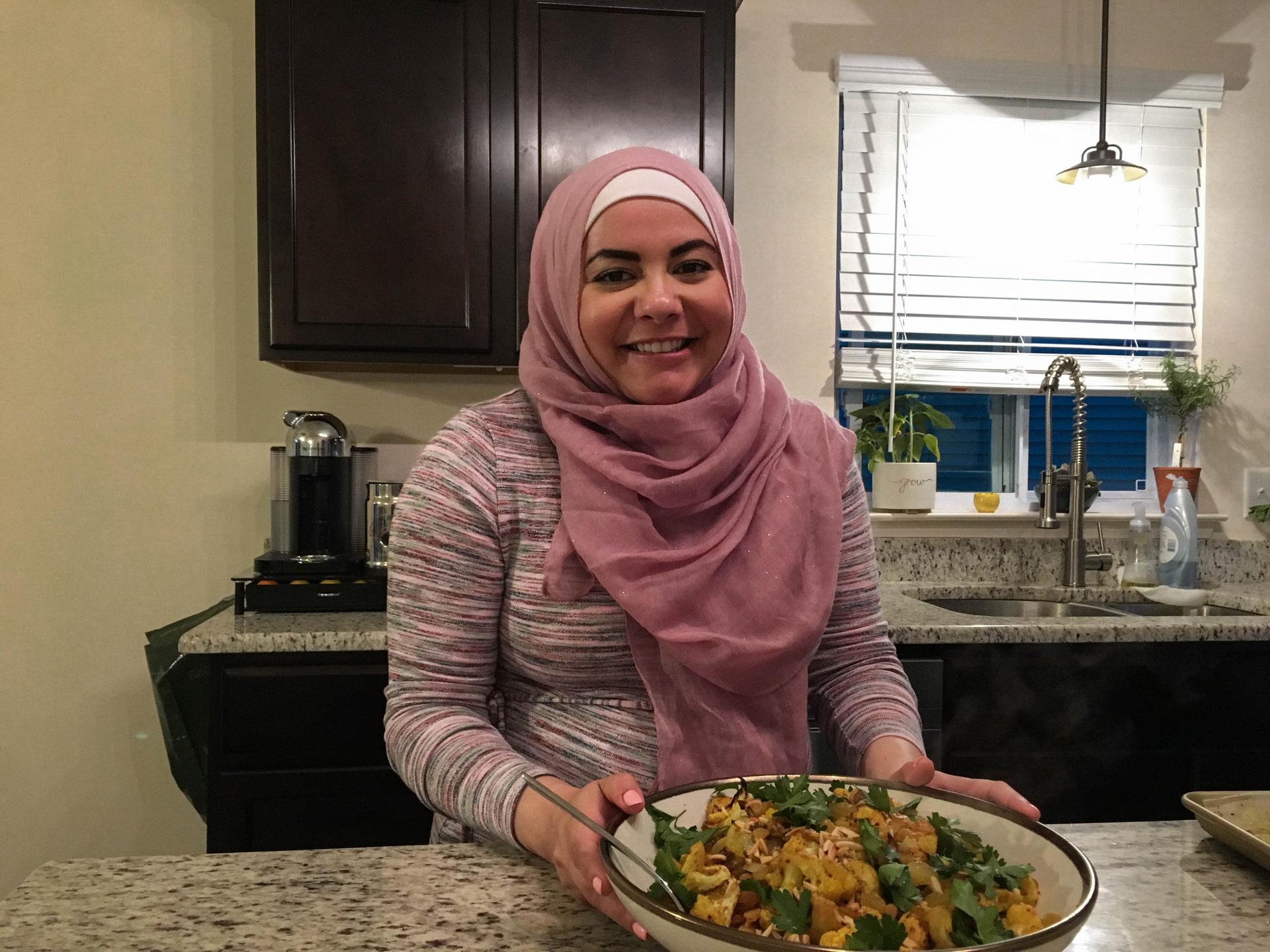 Amanda Saab came up with the idea for "Dinner With Your Muslim Neighbor." 