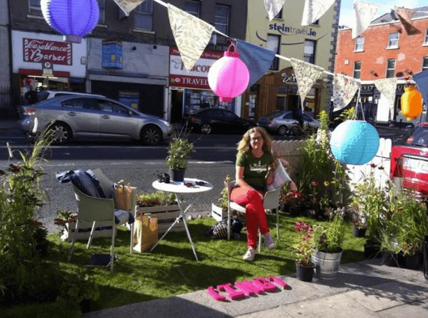 Parking Day in Dublin: Bláth Cliath on Camden Street