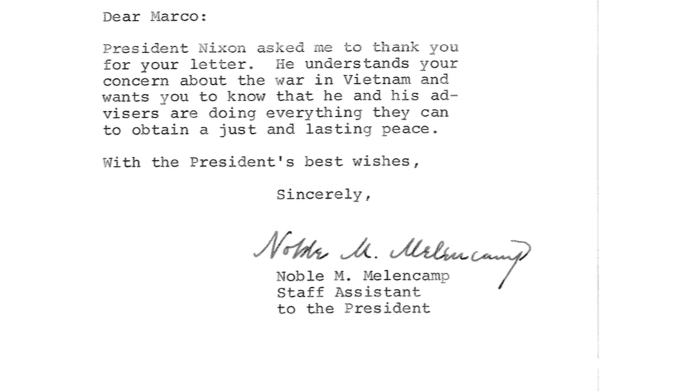 Marco Werman letter