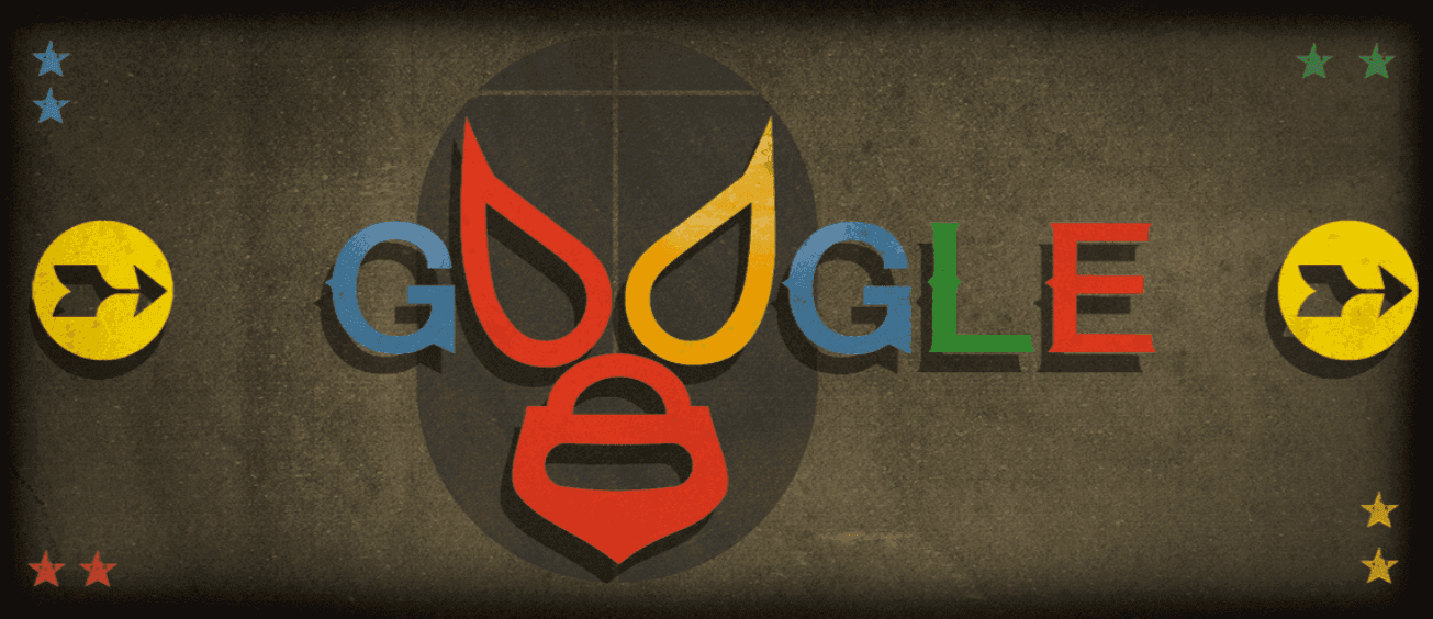 The Google Doodle honors el luchador.