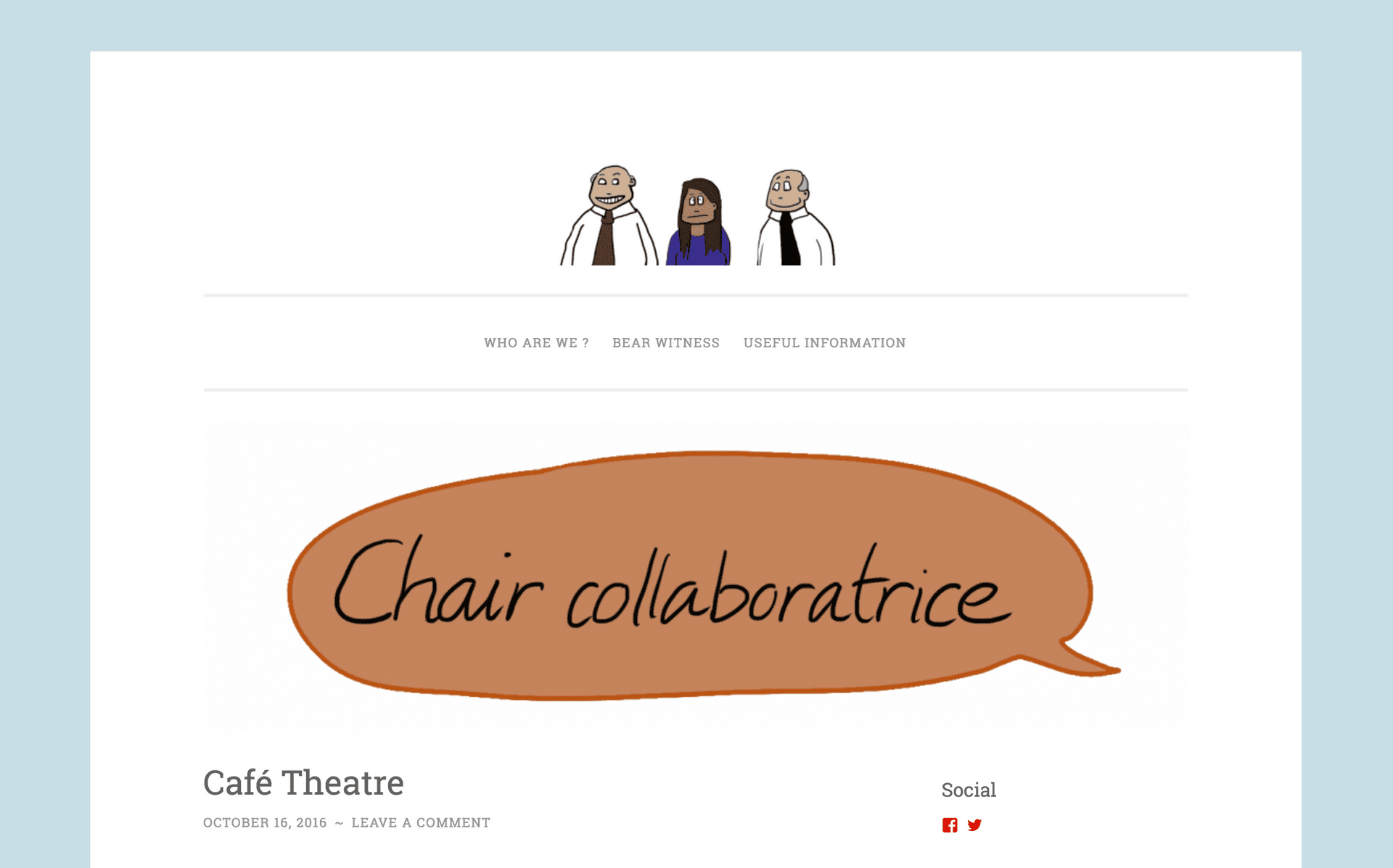 screenshot of chaircollaboratrice.com