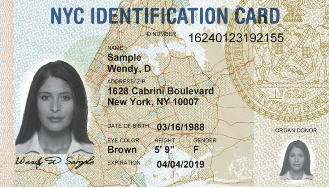 New York City's ID.