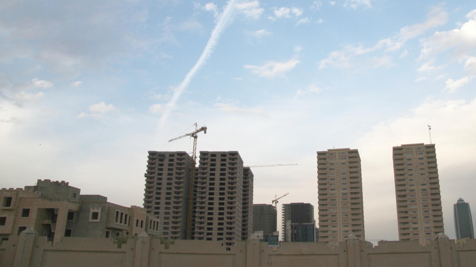 Erbil's skyline, where construction is booming
