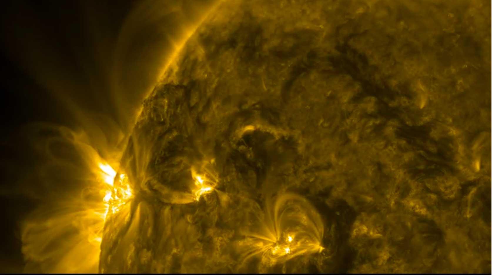 Solar flare, May 5