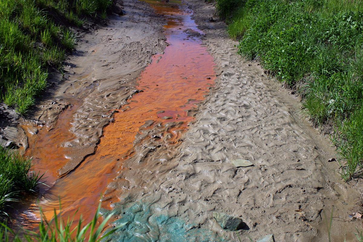 Stream pollution from coal mining