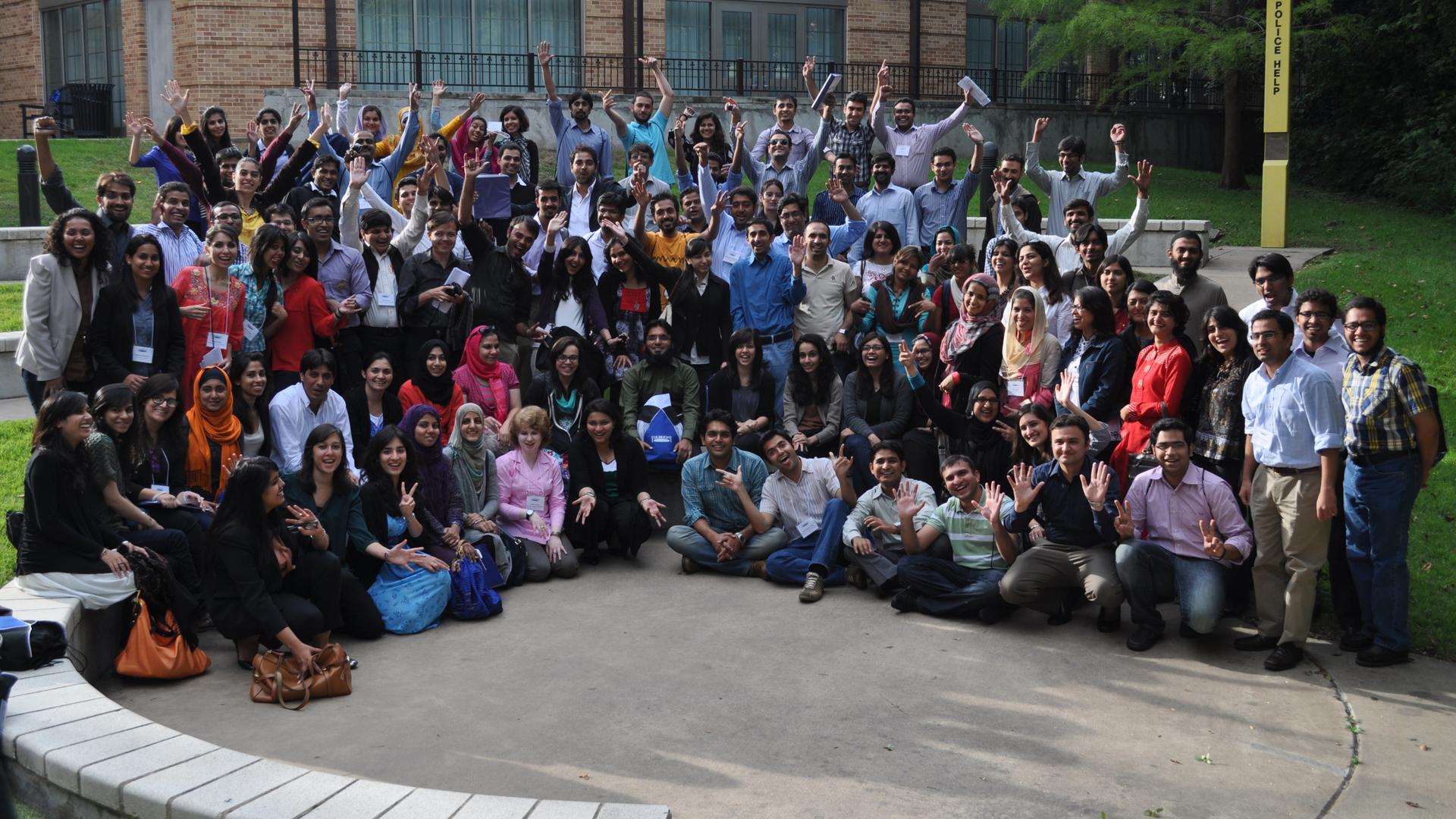 Students from Pakistan brought to the US under the Fulbright Program for Non-US Students.