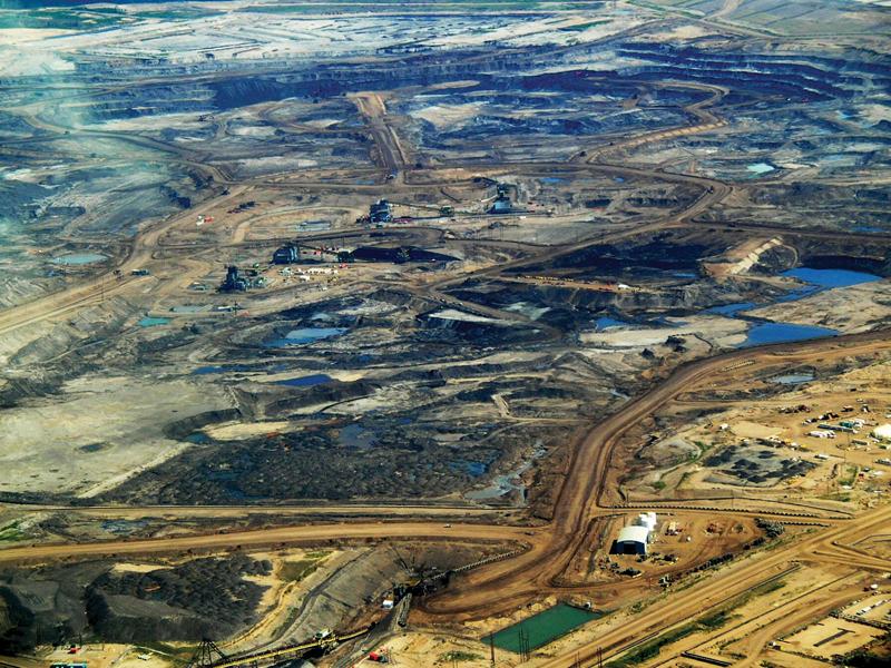 The Alberta Tar Sands in Canada. The Keystone Pipeline, which is designed to carry tar sands oil from Canada to the Gulf Coast has become a huge political issue. President Obama has said he will veto recent Congressional legislation approving the pipeline