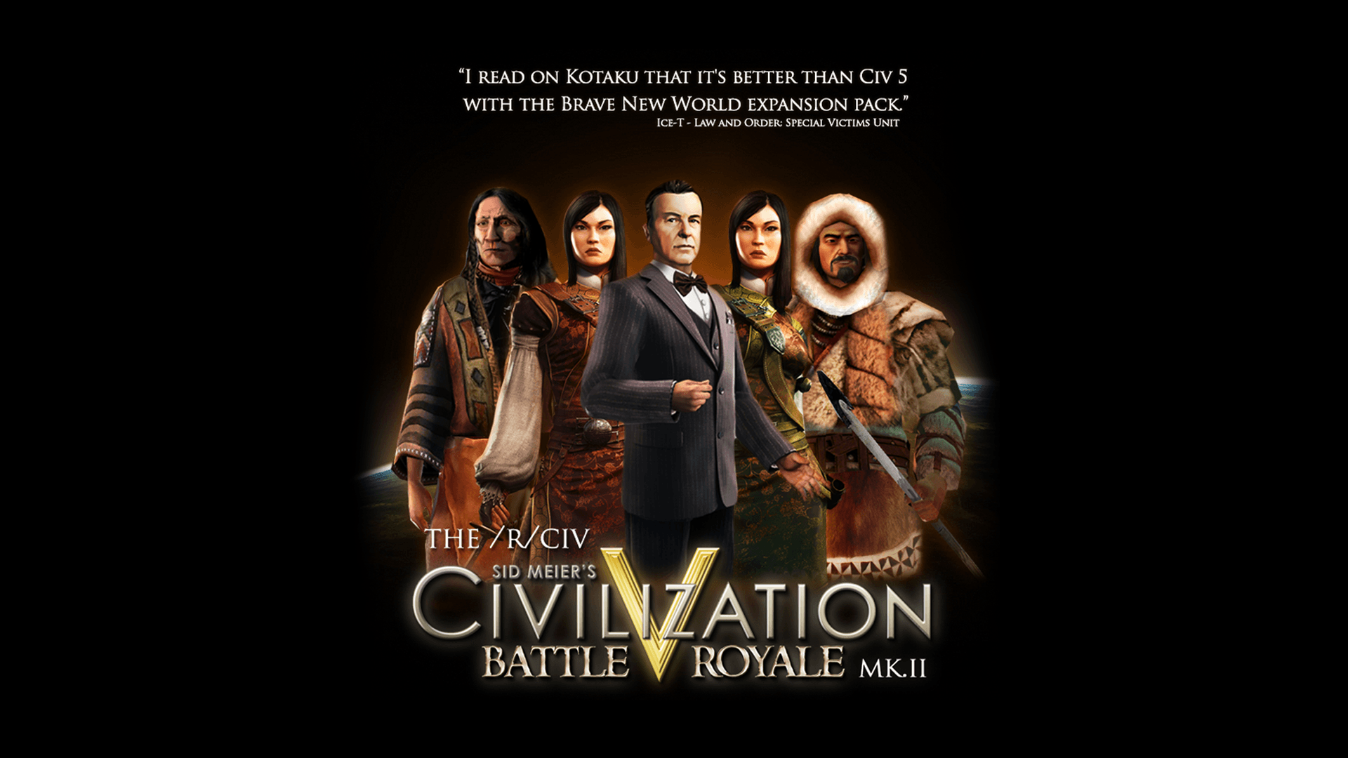 The Official /r/Civ 60+ Civ Battle Royale lead image.