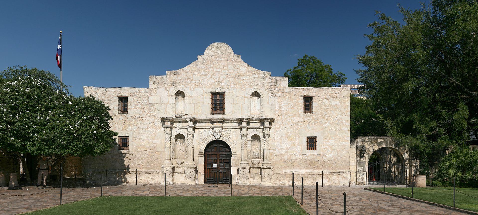 The chapel of the Alamo, San Antonio, Texas