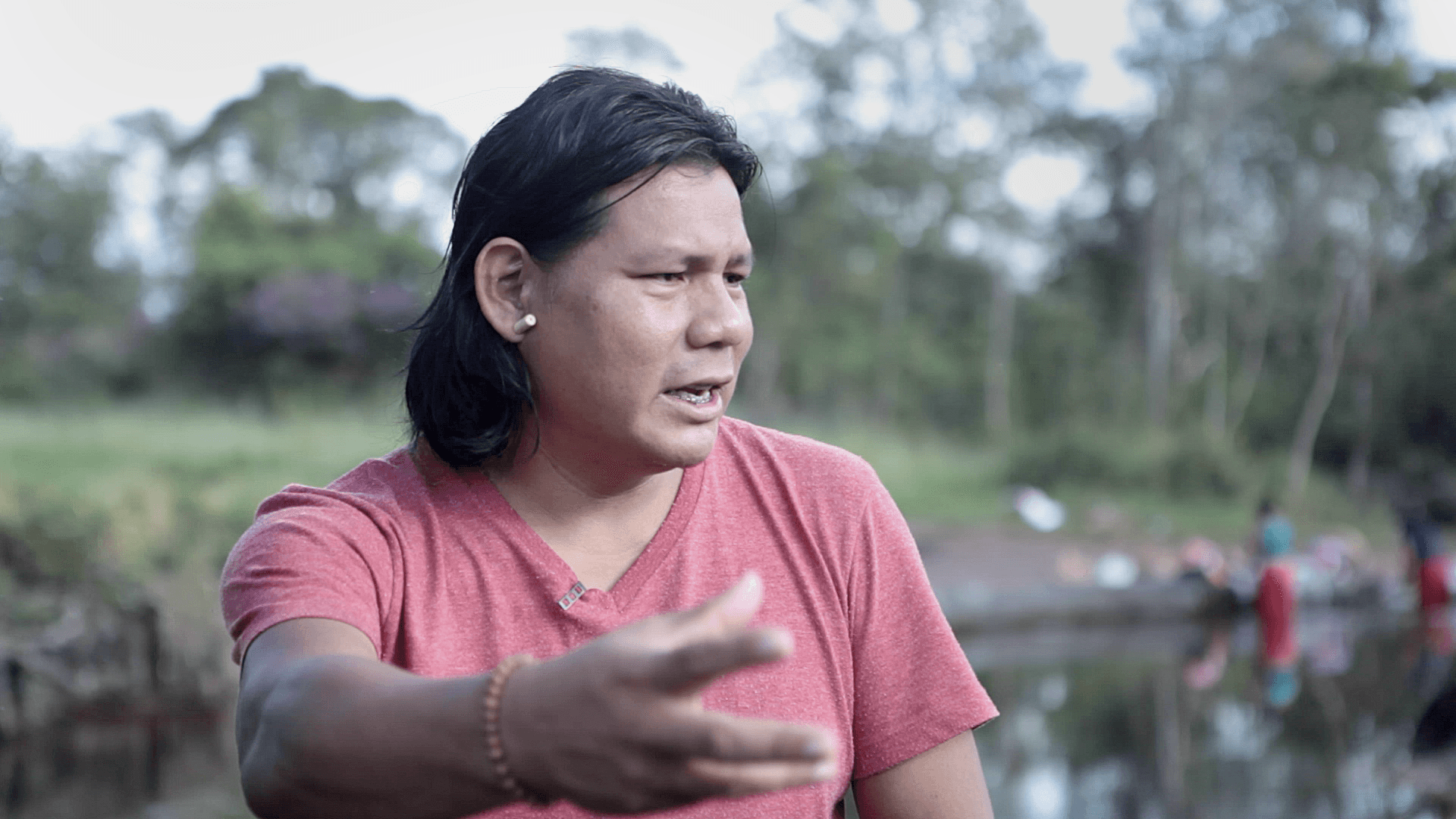 Xavante indigenous activist Hiparidi Toptiro has been fighting to keep his tribe's protected forests, in Mato Grosso state, safe from farmers looking to expand their soy fields. Toptiro has bullet scars testifying to the dangers of activism in Brazil.