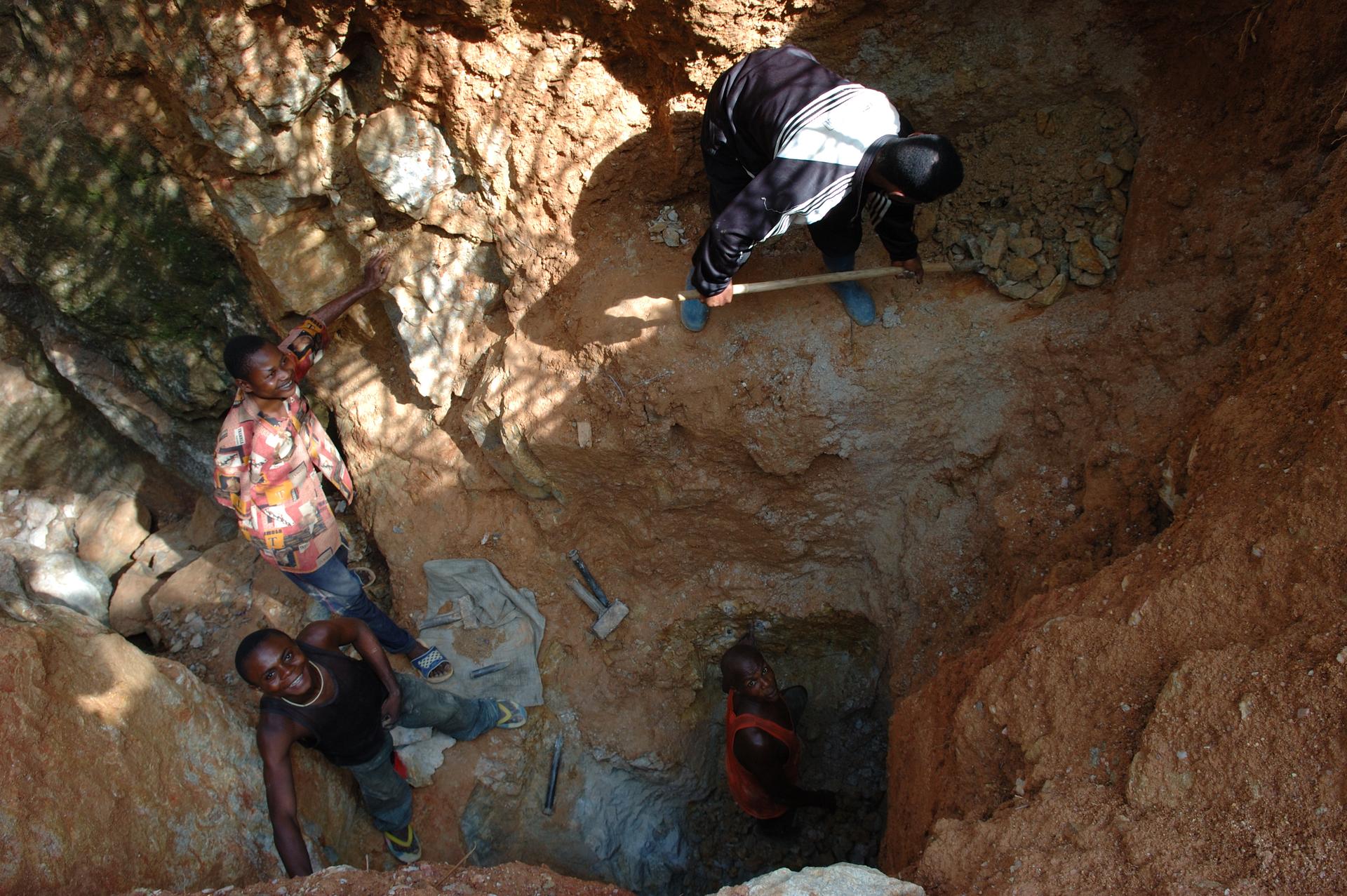 Gold mining DRC 