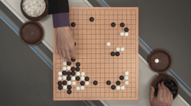 AlphaGo on the move in the Google DeepMind challenge, Seoul, South Korea.