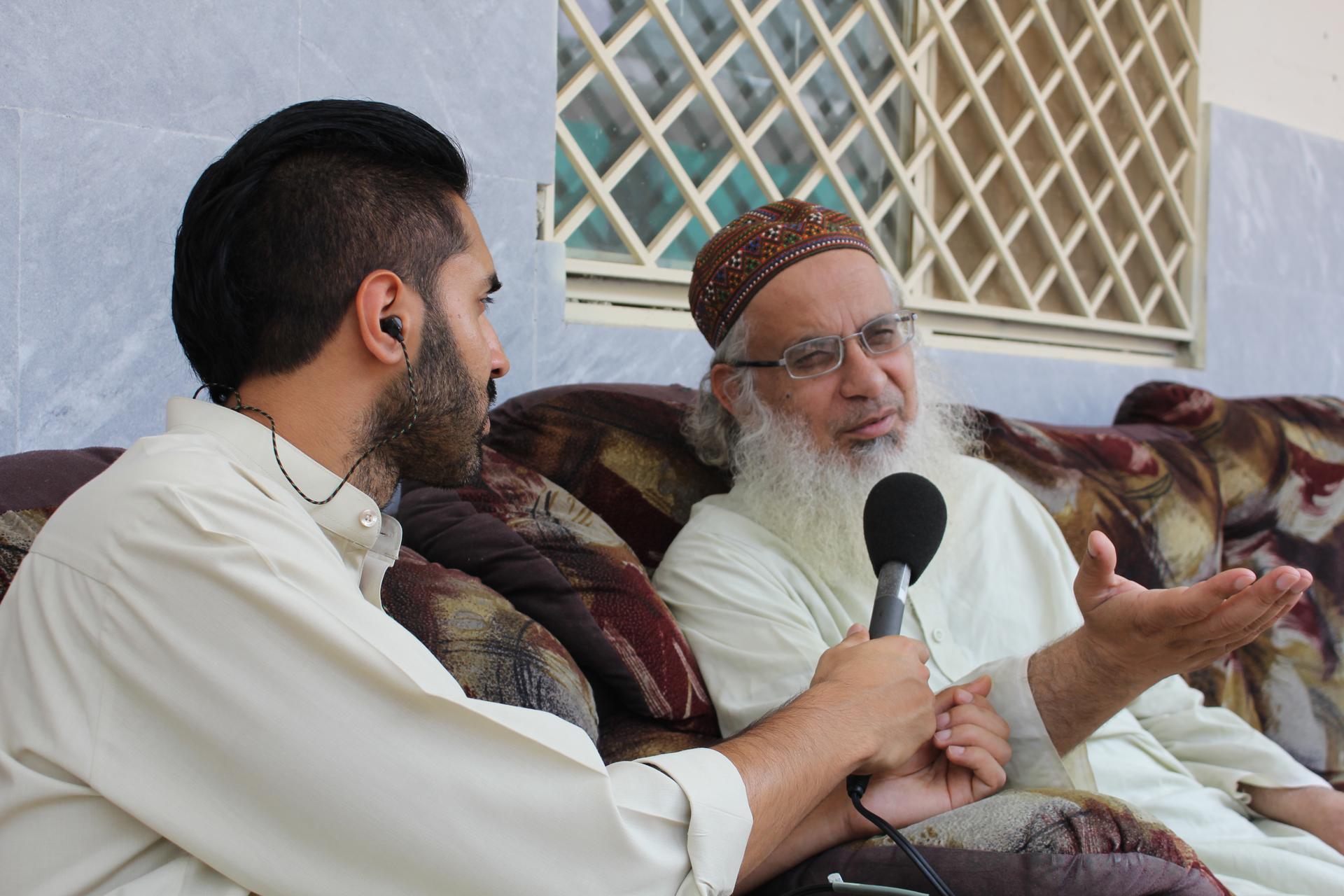 The BBC's Mobeen Azhar speaks to Imam Ghazi, leader of the Red Mosque