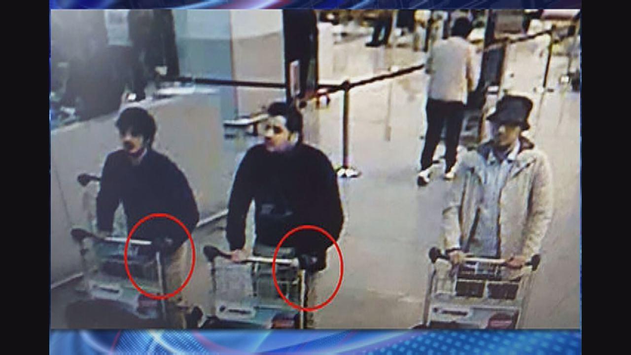 Three men suspected in the Brussels bombings