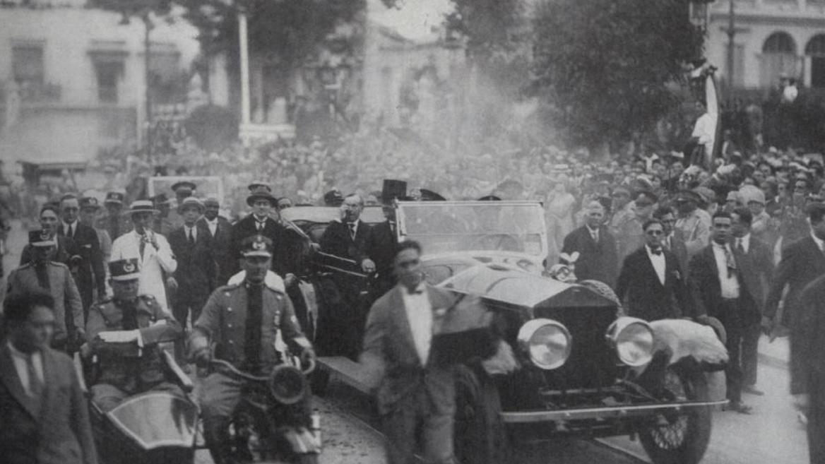 Calvin Coolidge’s triumphal procession through Havana, Jan 15th 1928