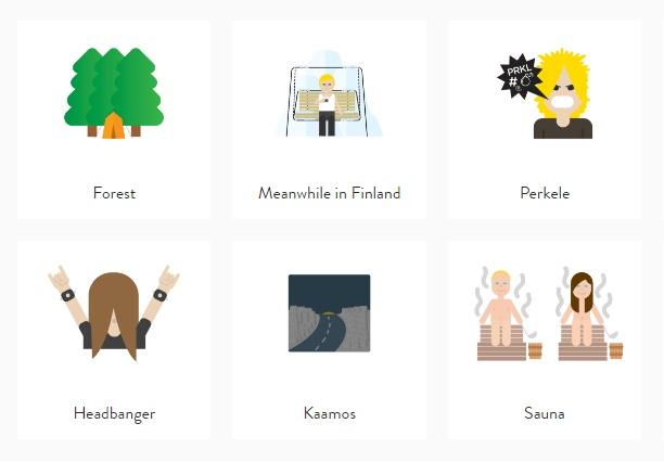Finland is the first country in the world to publish its own set of country themed emojis.