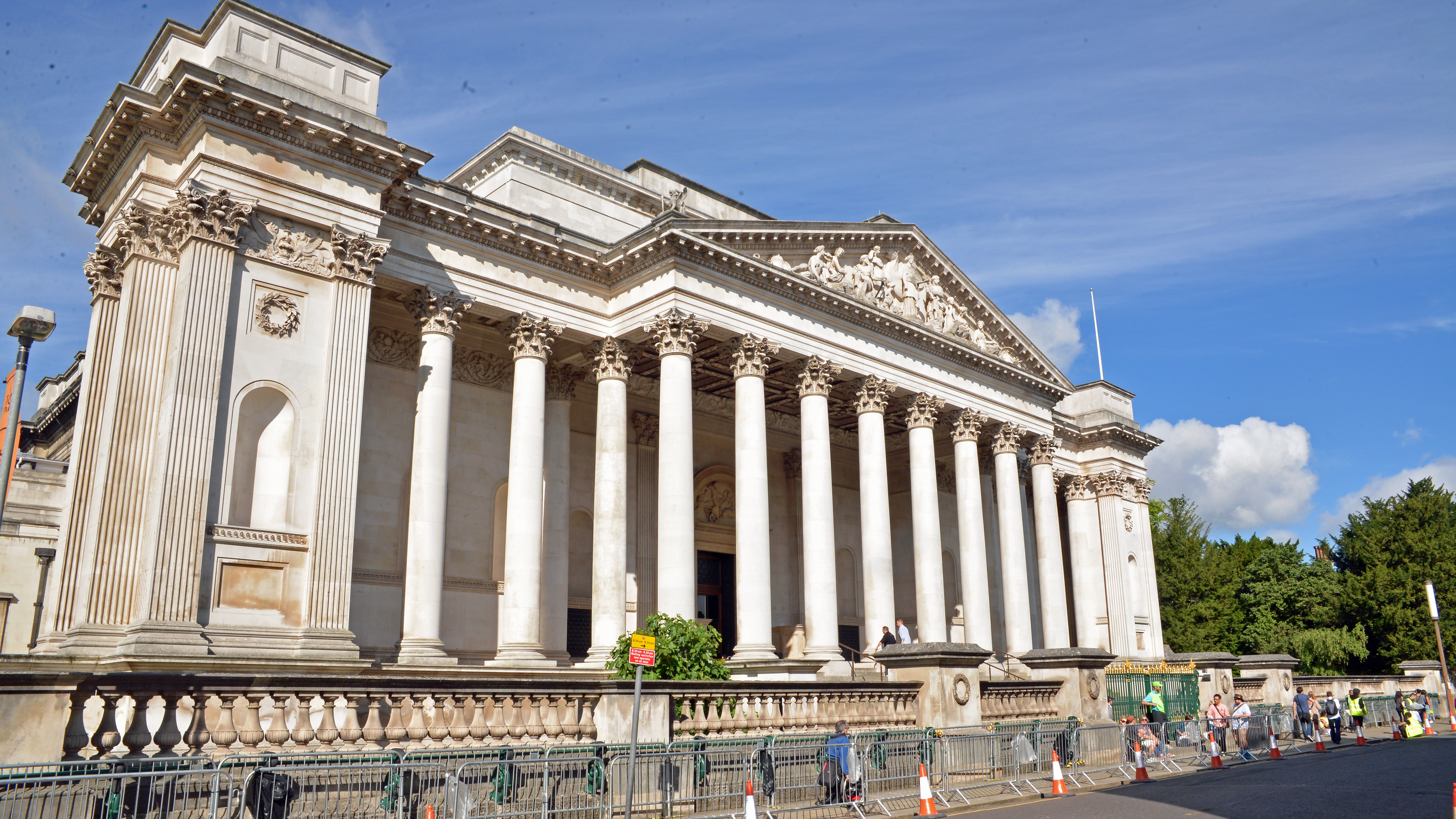 The Fitzwilliam Museum in Cambridge, UK was one of the museums targetted for attack