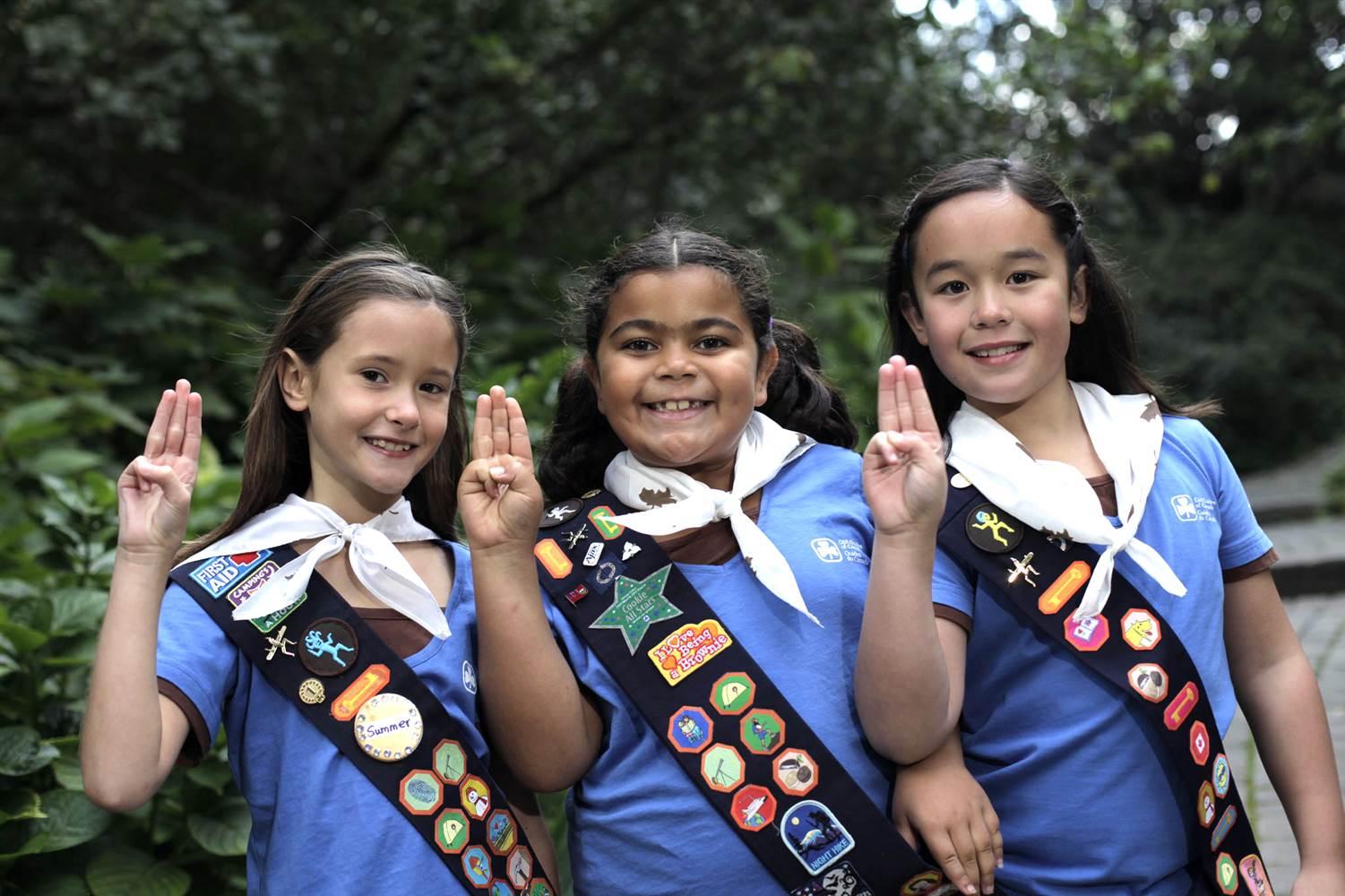 Members of the Girl Guides of Canada. Girl Guides of Canada via Flickr